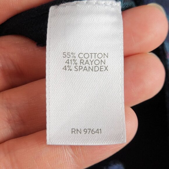 J Jill Pants Womens 16 Blue Tartan Plaid Premium Bi Stretch Straight Leg Classic - Picture 11 of 12